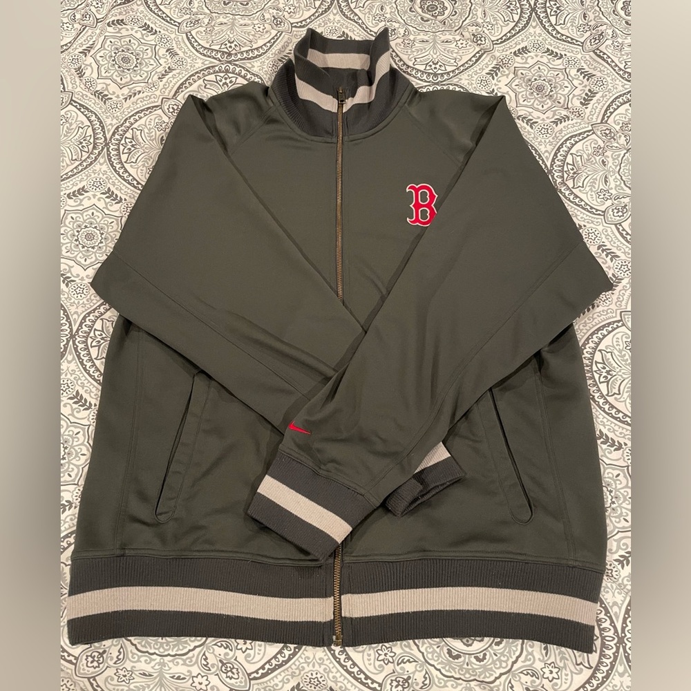Nike MLB Boston Red Sox lightweight jacket, XXL Gray